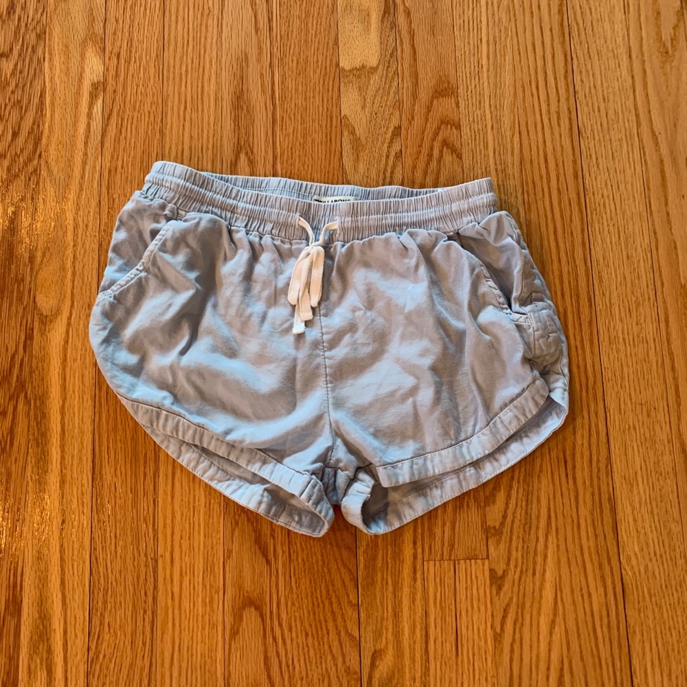 Light blue flowy shorts